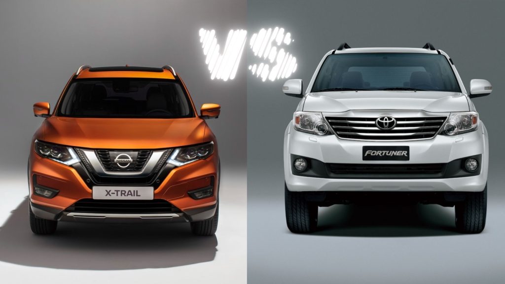 Nissan X-Trail vs Toyota Fortuner