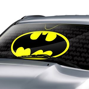 Protect Your Ride with Plasticolor® DC Batman Logo Bubble Accordion Sun Shade
